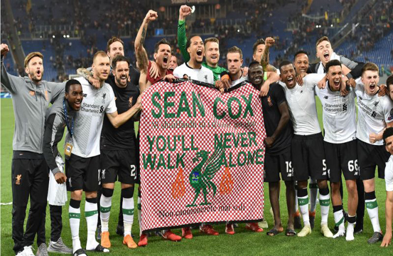 Liverpool fan Sean Cox finally home two years after Champions League