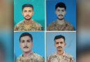 RAWALPINDI: Four soldiers of Pakistan Army embraced martyrdom amid thwarting terrorists' fire raid on security forces post in Makeen area of South Waziristan late Thursday night, according to the military’s media wing.