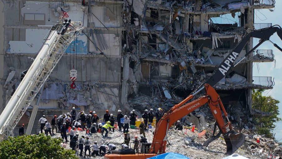 Miami collapse: Remaining part demolished amid safety fears