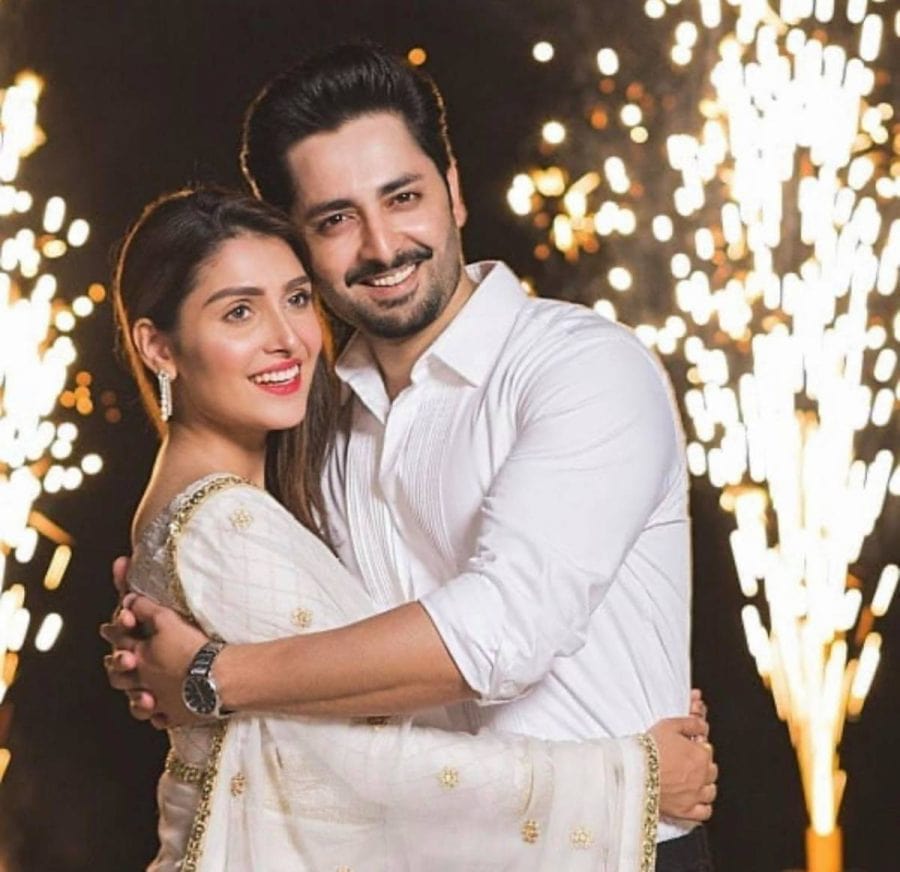 Ayeza Khan and Danish Taimoor celebrate 7th wedding anniversary in royal splendor