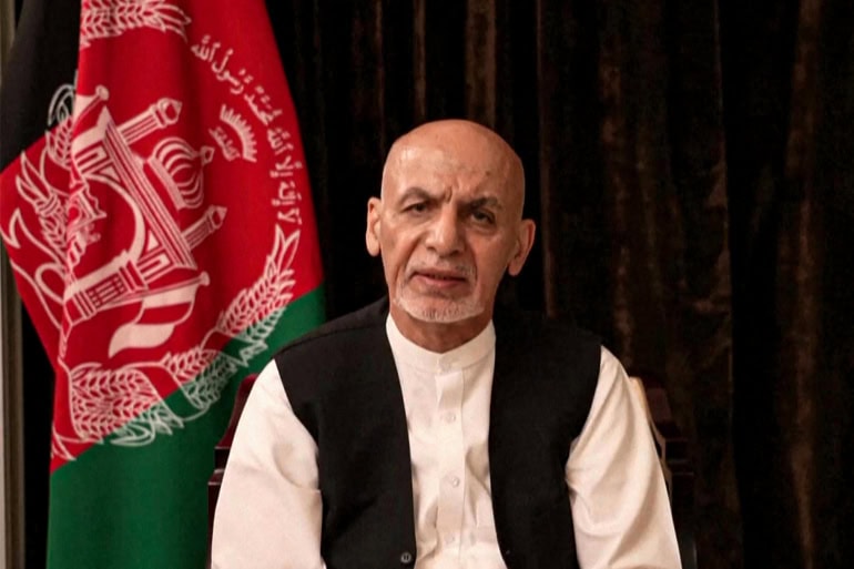 Ashraf Ghani apologizes for abrupt fall of his government