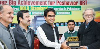 Peshawar BRT becomes subcontinent's first transport project to get Gold Standard award