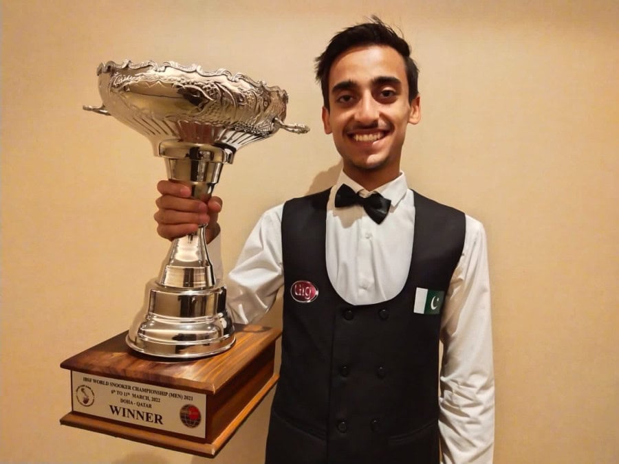 Ahsan Ramzan becomes youngest snooker Champion