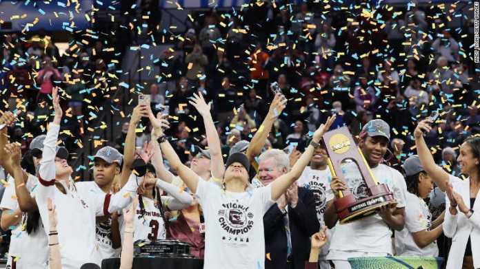 South Carolina wins NCAA women's basketball title