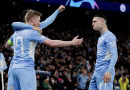 Man City beat stubborn Atletico for slender lead