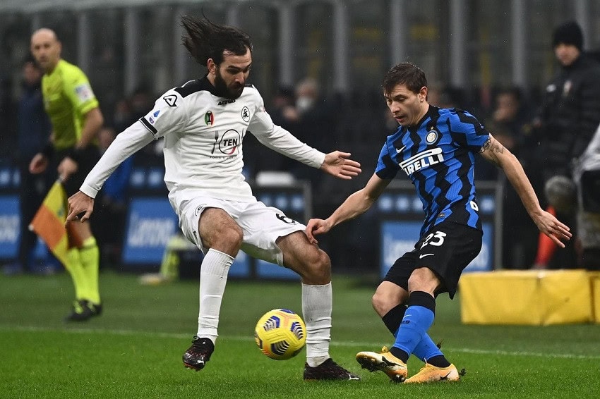 Inter beat Spezia with eyes on Scudetto