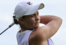 Ash Barty swaps racket for golf clubs