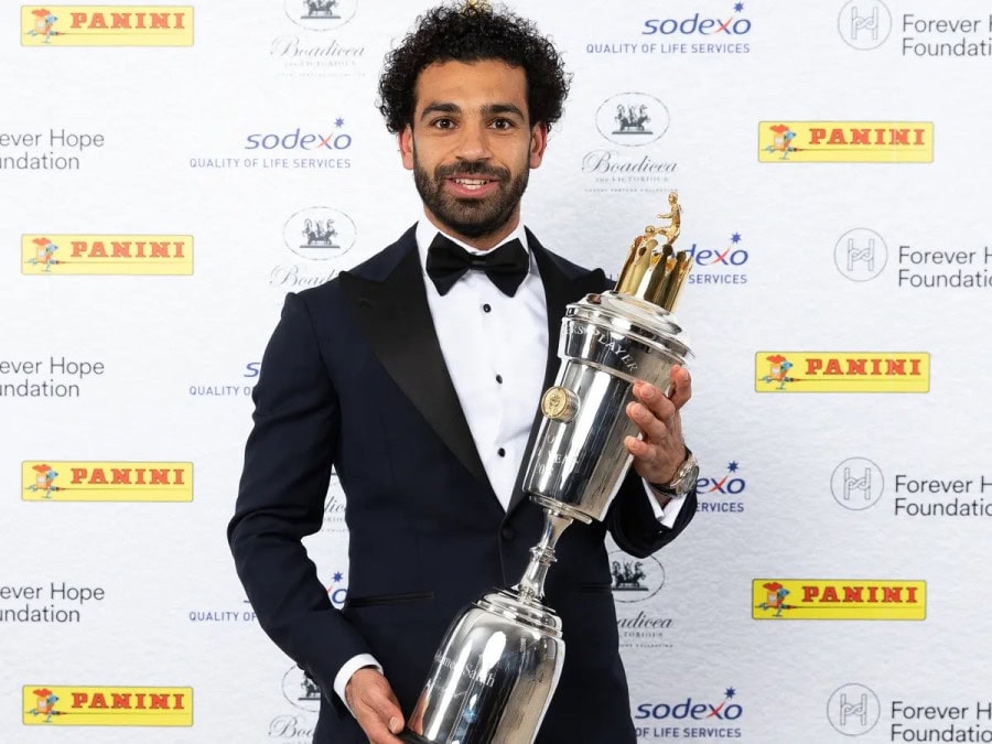 Salah named FWA footballer of the year