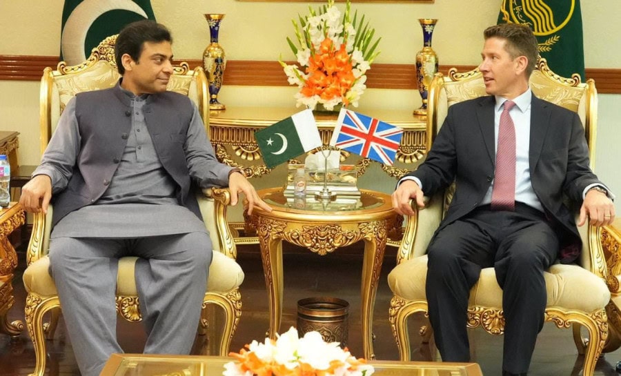 British High Commissioner to Pakistan meets CM Hamza Shehbaz