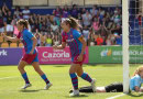 Barcelona femeni score during the Copa de la Reina