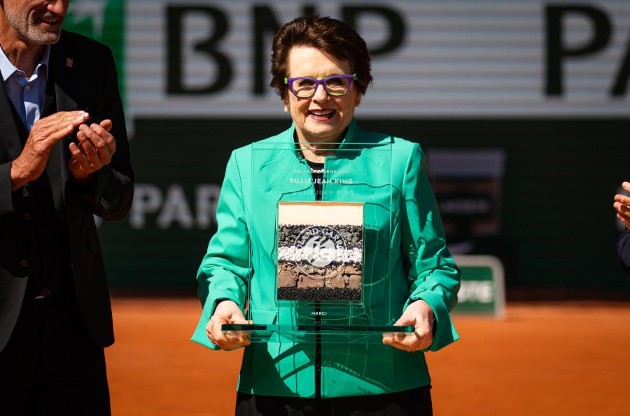 Billie Jean King getting Frances' highest civilian award