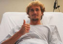 Zverev has surgery to repair torn ligaments