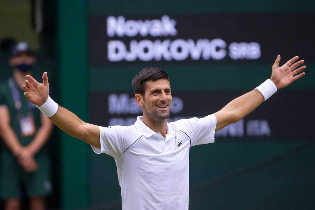 Djokovic tops Wimbledon seedings