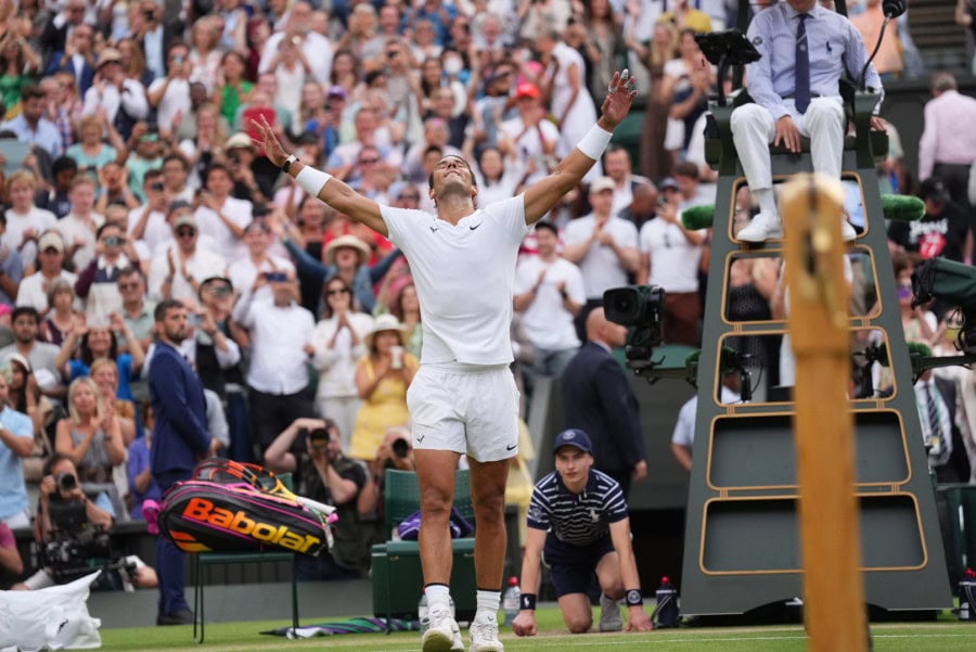 Rafael Nadal has reached the Wimbledon semi-finals