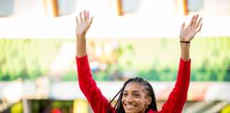 World Athletics Championships: Nafissatou Thiam wins heptathlon gold