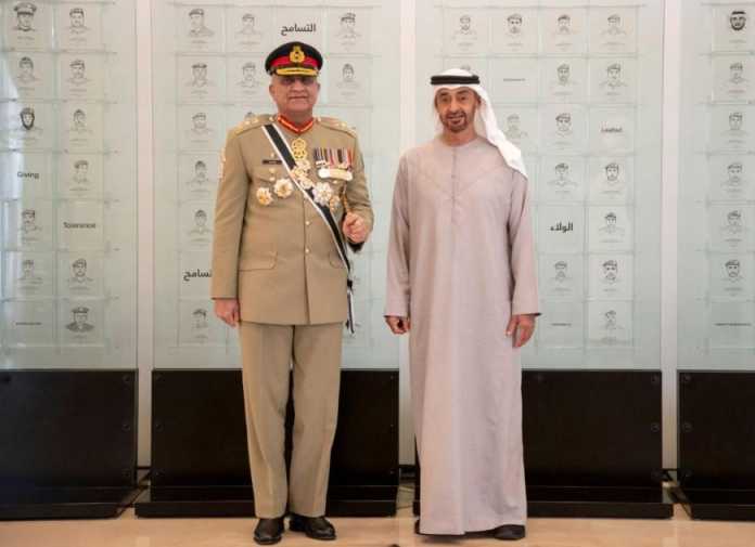 COAS General Bajwa UAE's highest civil award