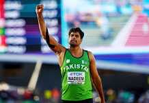 Arshad Nadeem made his return at the National Games