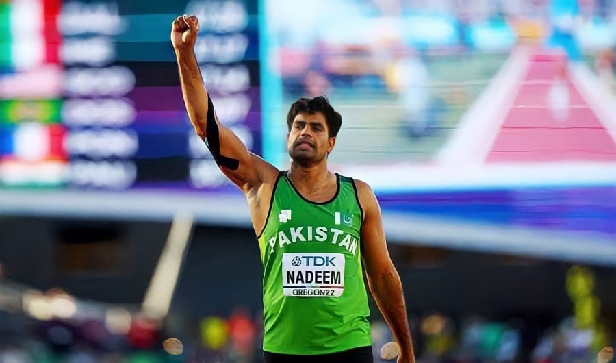 Arshad Nadeem made his return at the National Games