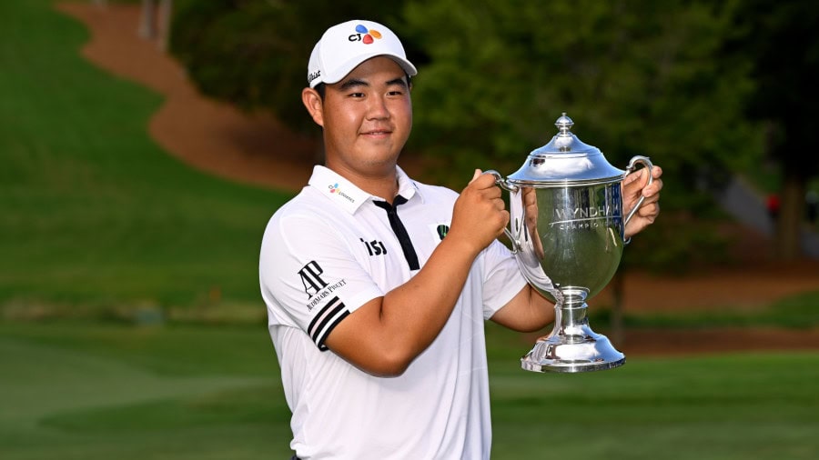 Kim Joo-hyung wins the Wyndham Championship