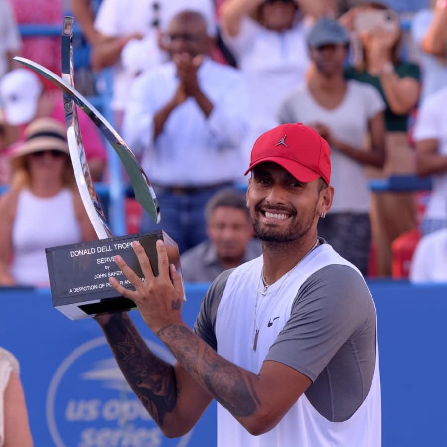 Nick Kyrgios wins the Citi Open