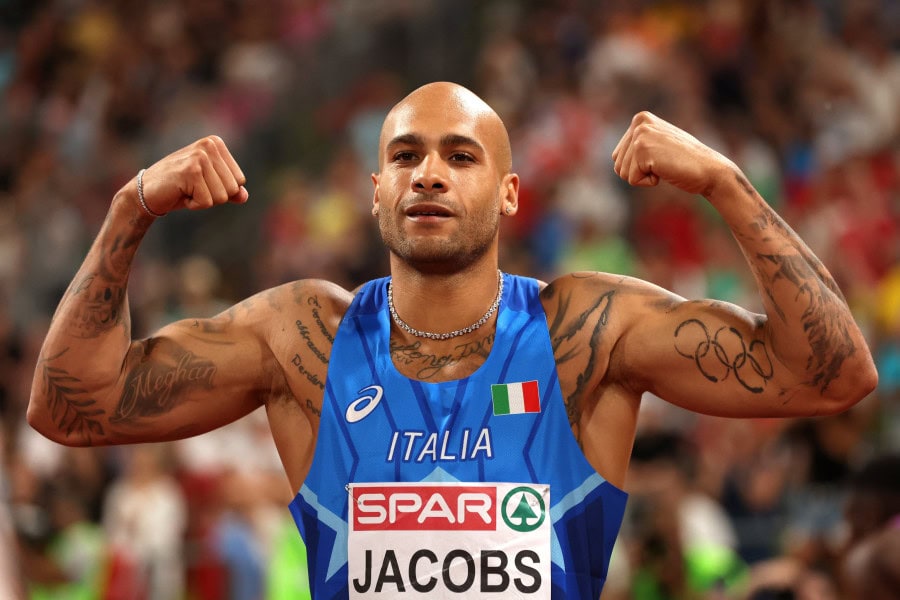 Marcell Jacobs takes 100m gold at European Athletics Championships