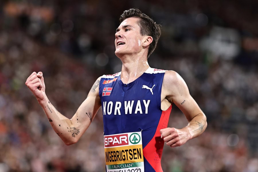 Jakob Ingebrigtsen completes gold double at European Athletics Championships