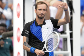 Medvedev opens US Open defence with a win, Tsitsipas out