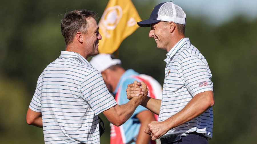 Presidents Cup Day 2: Team USA easing to another win