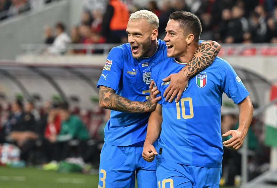 Italy reaches last four of Nations League with a win over Hungary