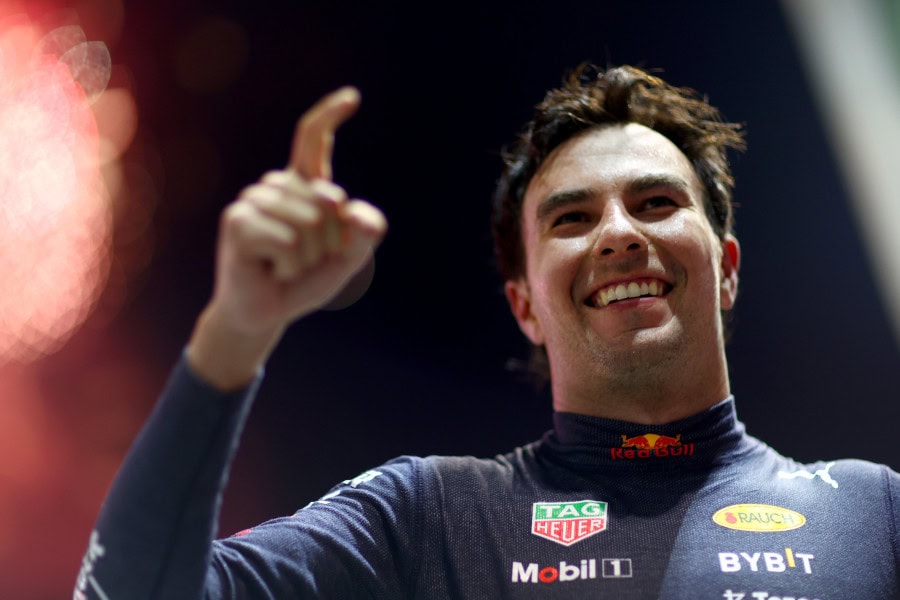 Sergio Perez wins the Singapore GP