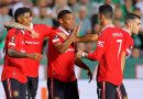 Manchester United survive Omonia scare in Europa League, Arsenal cruise