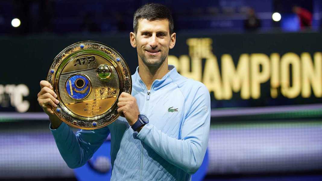 Djokovic tops Tsitsipas at Astana Open for 90th Tour title