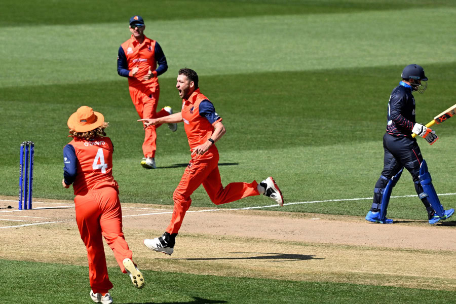 Netherlands beat Namibia for second consecutive T20 World Cup win