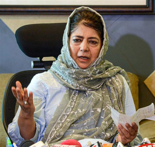 Mehbooba terms authorities’ warning to employees against protests outrageous