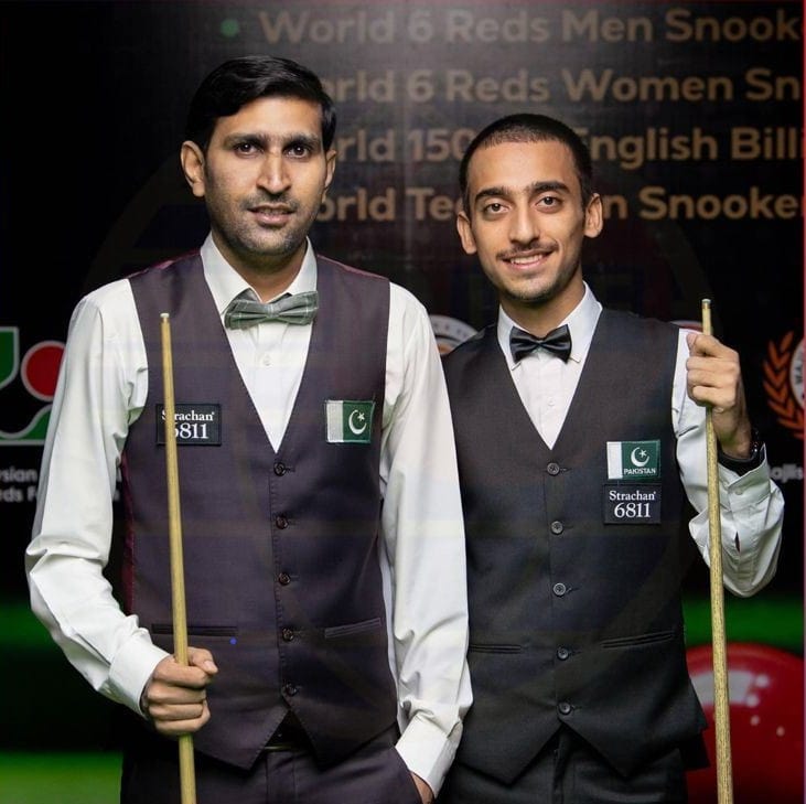 Ahsan Ramzan, Babar Masih to represent Pakistan in SAARC Snooker Championship