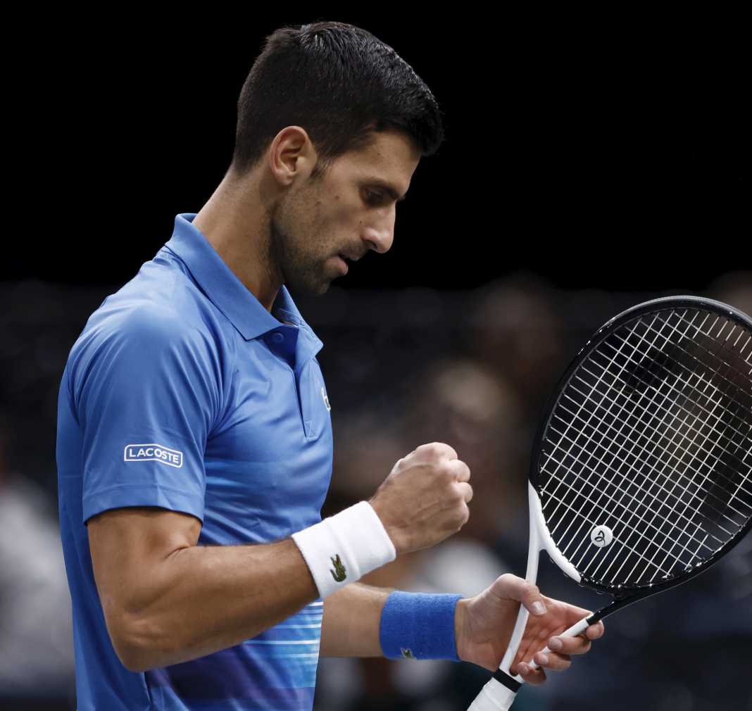 Djokovic beats Musetti in Paris Masters, Alcaraz falls to Rune