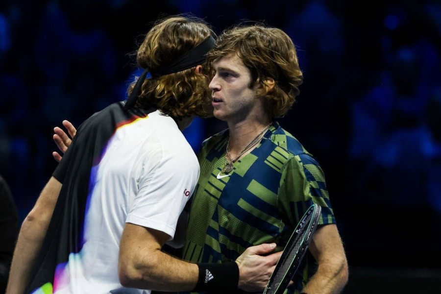 ATP Finals: Rublev beats Tsitsipas to join the final four