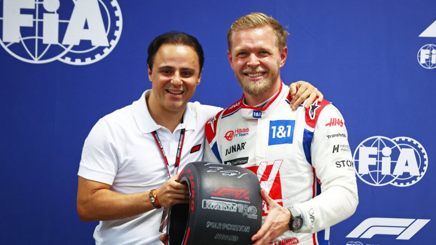 Kevin Magnussen takes Brazilian GP sprint race pole