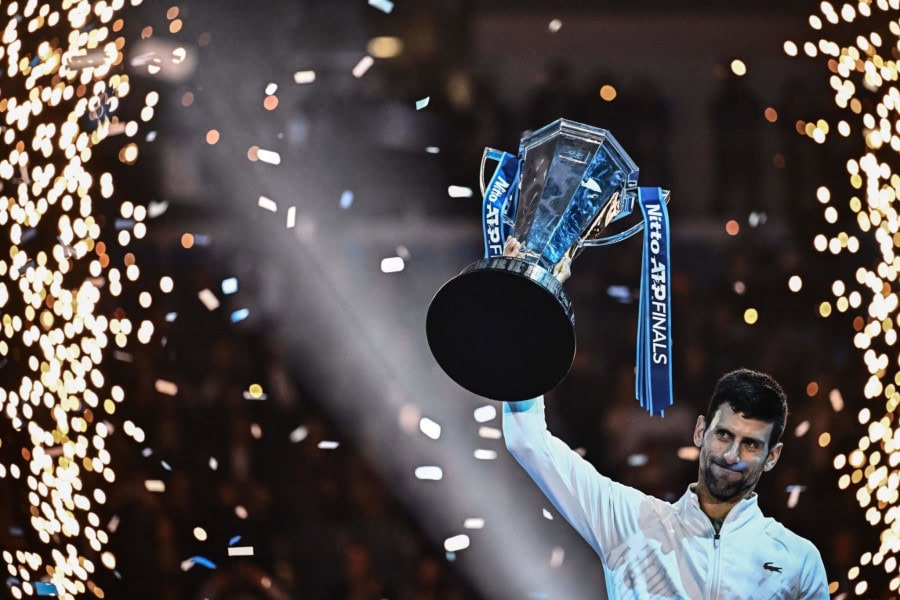 Novak Djokovic wins the ATP Finals