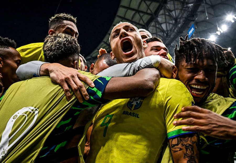 Richarlison scores the goal of the tournament as Brazil beat Serbia in World Cup