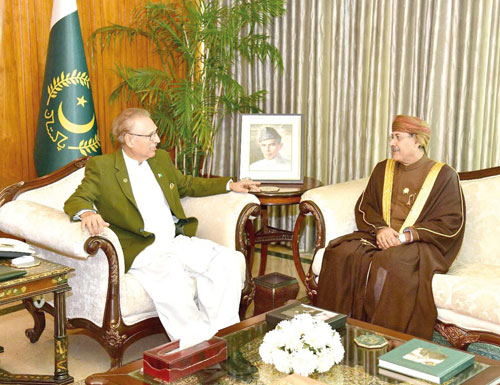 President for enhancing interactions among Pakistan, Oman businessmen