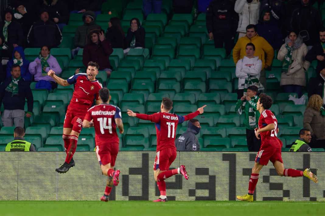 Osasuna have eliminated defending Copa del Rey champions Real Betis from the competition