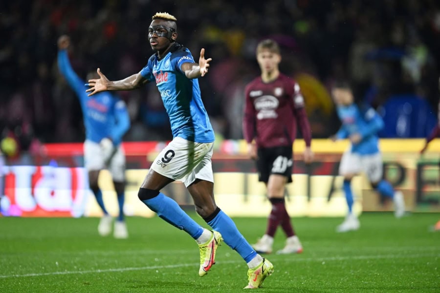 Napoli beat Salernitana to swell Serie A lead