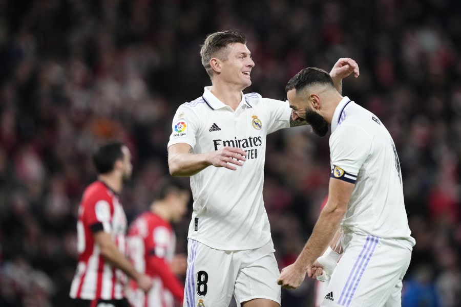 La Liga: Real Madrid overcome Athletic Club, Barcelona eke past Getafe