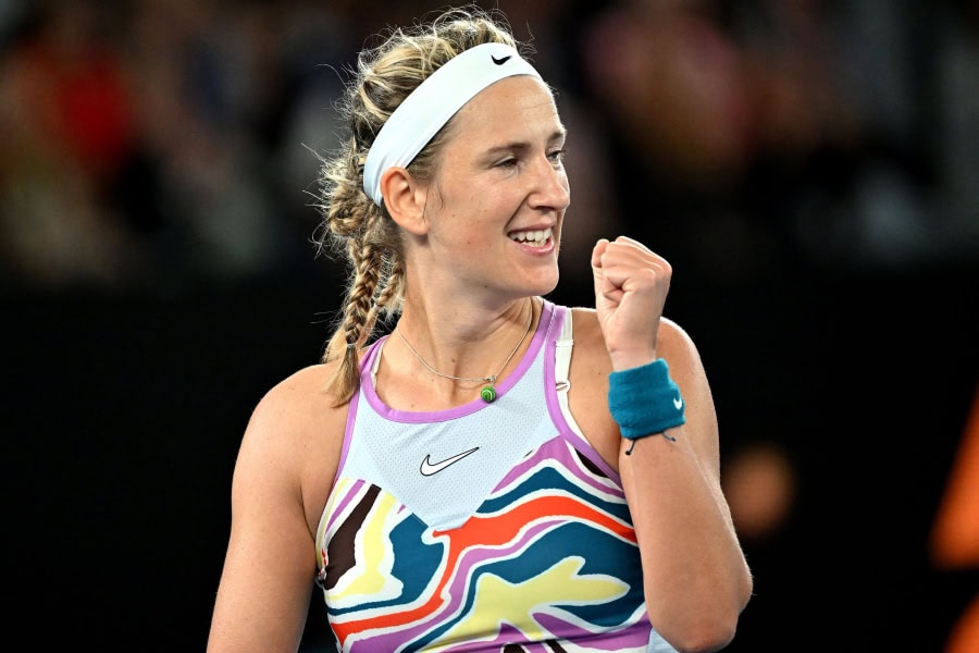 Victoria Azarenka beats Jessica Pegula to reach Australian Open semi-final