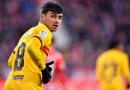 Pedri scores for Barcelona against Girona