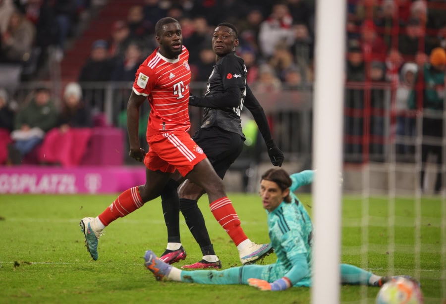 Bayern Munich drew against Frankfurt in Bundesliga again