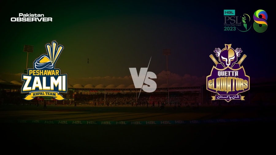 Quetta Gladiators and Peshawar Zalmi will go head to head tonight.