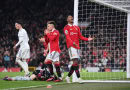 Manchester United players appear frustrated against Leeds United