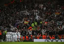 Real Madrid celebrate a goal against Liverpool